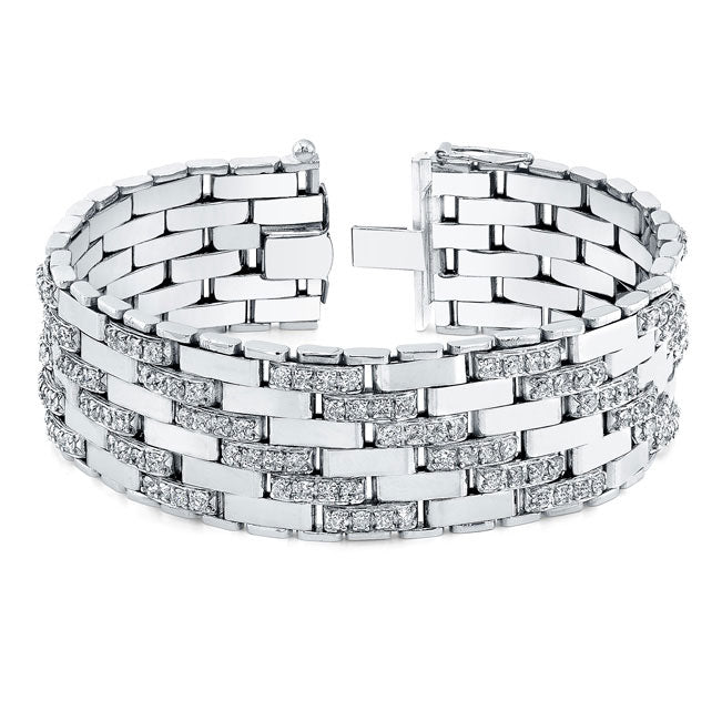 Modern Style Diamond Bracelet