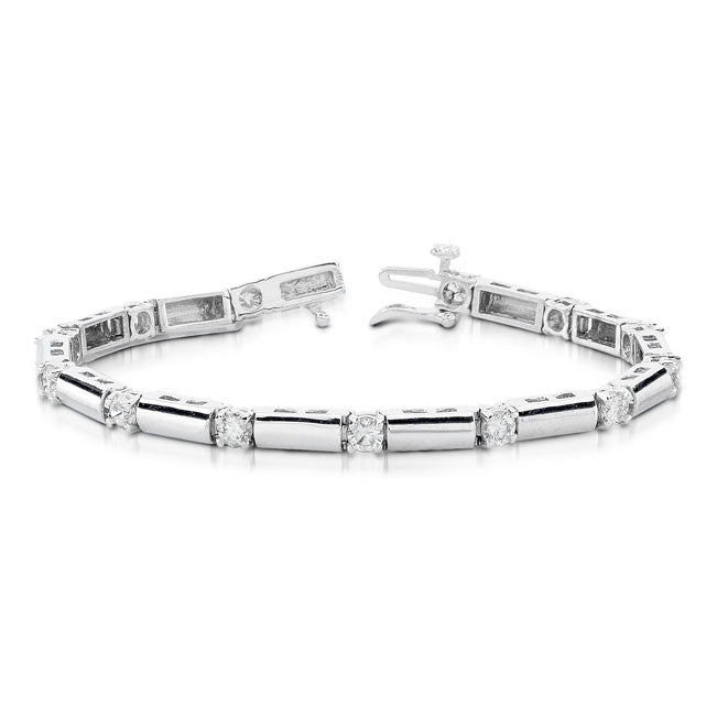 Modern Style Diamond Bracelet