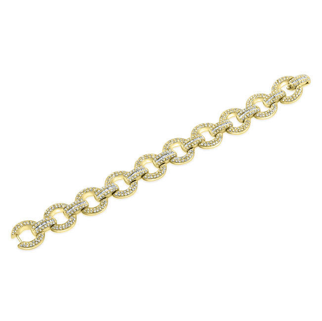 Link Chain Diamond Bracelet