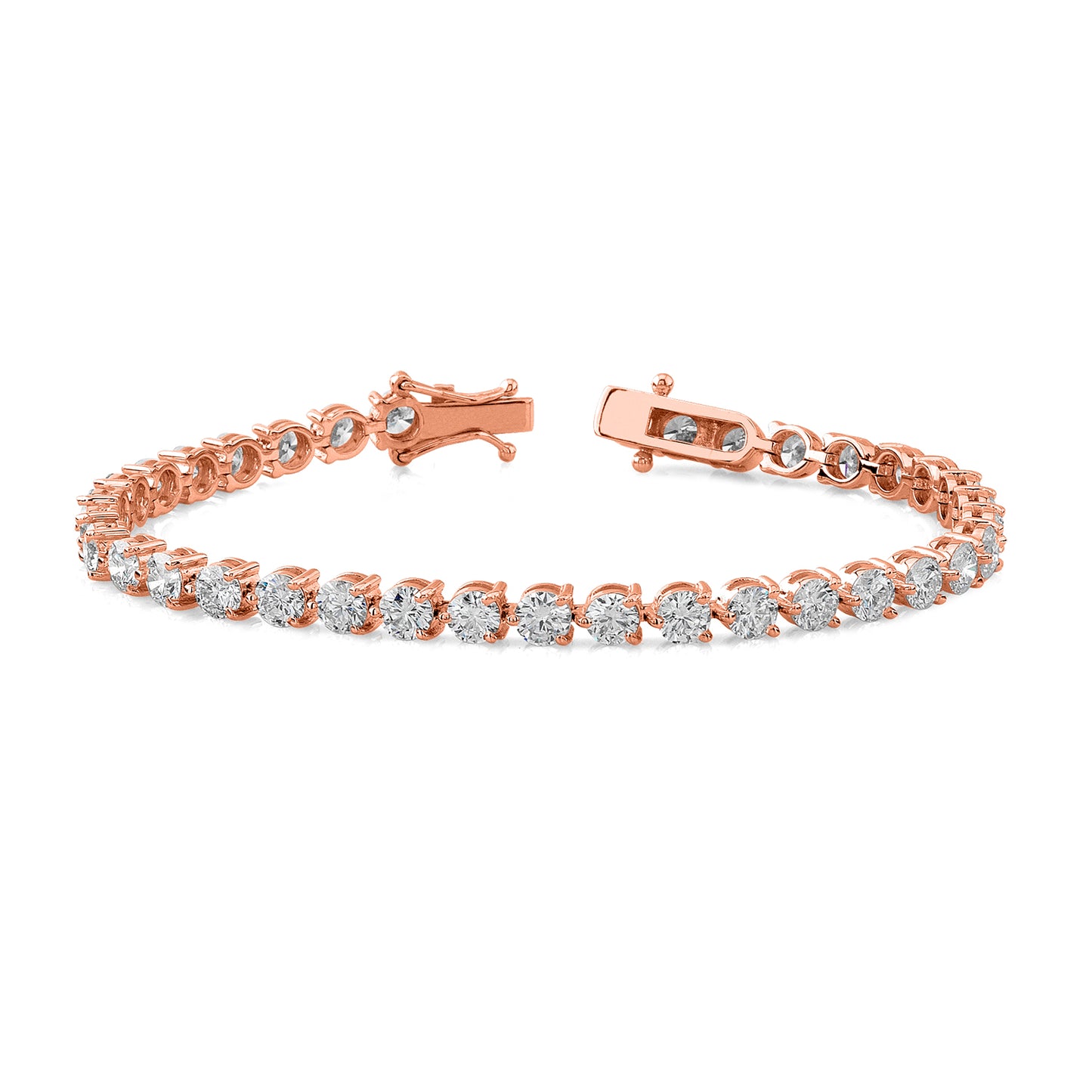 Modern Style Diamond Tennis Bracelet