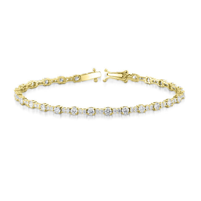 Modern Style Diamond Tennis Bracelet