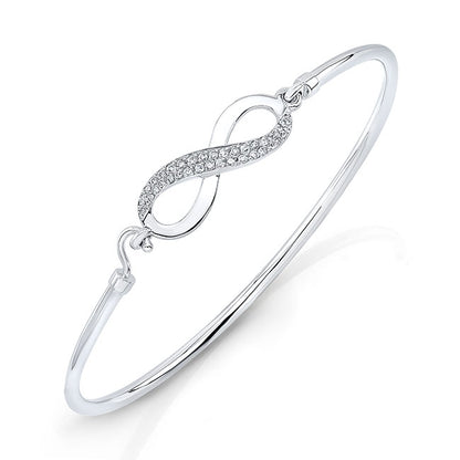 Classic Style Infinity Diamond Bangle