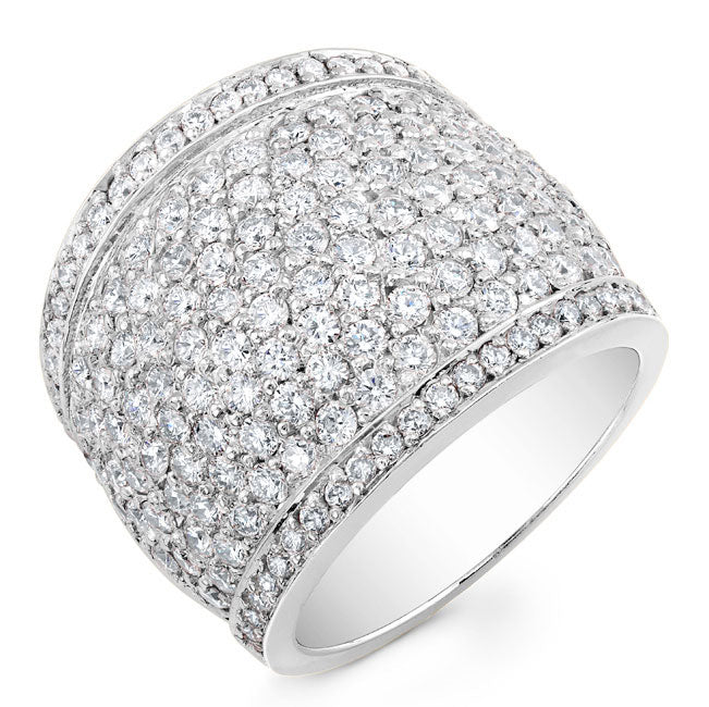 Modern Style Diamond Cocktail Ring