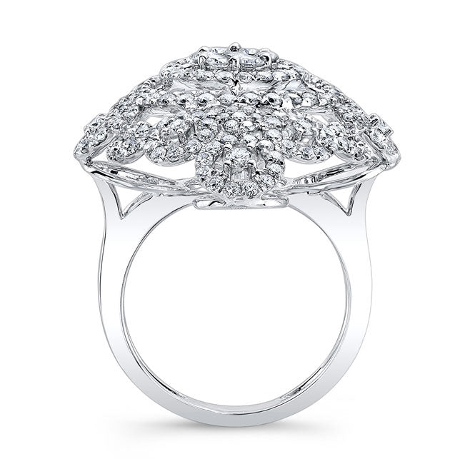 Art Deco Style Diamond Cocktail Ring