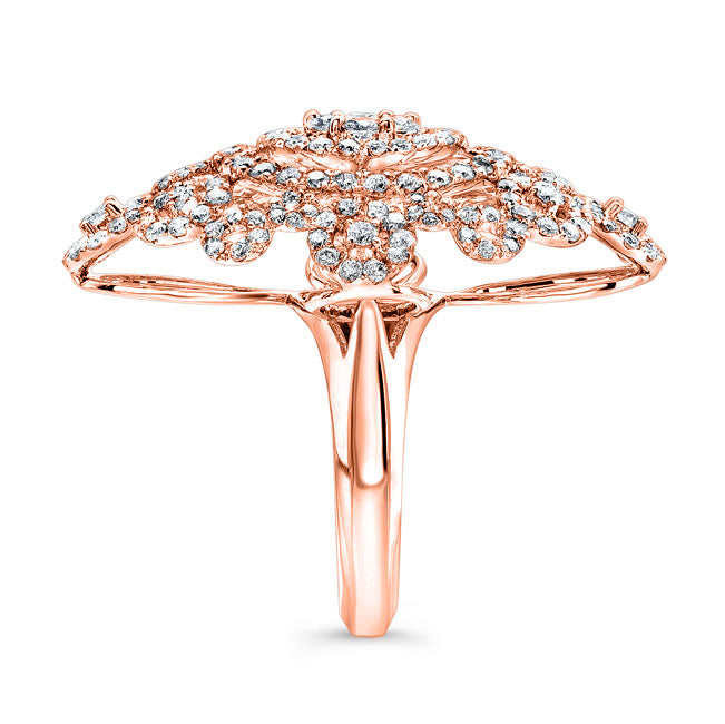 Art Deco Style Diamond Cocktail Ring