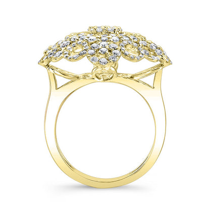 Art Deco Style Diamond Cocktail Ring