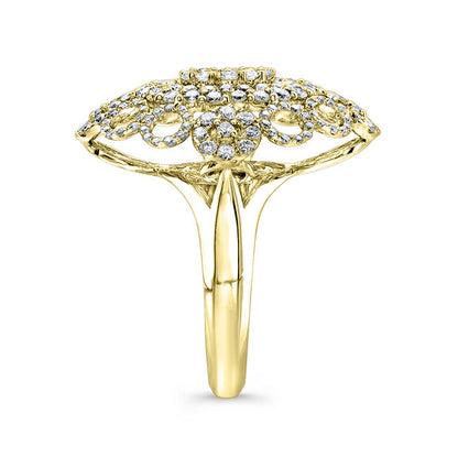 Art Deco Style Diamond Cocktail Ring