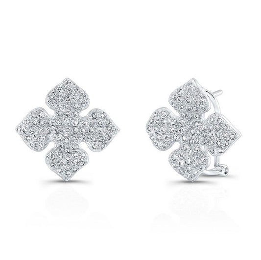 Vintage Style Diamond Earrings