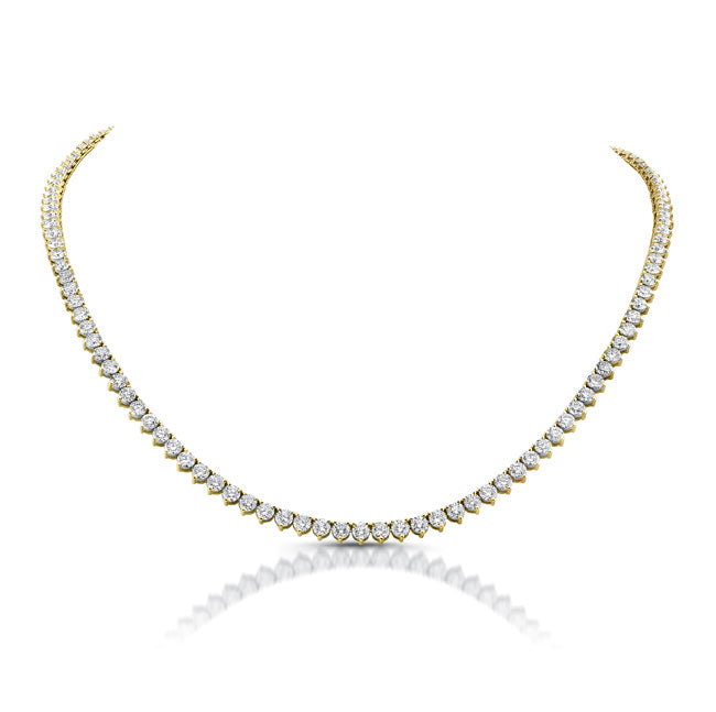 Modern Style 26" Diamond Tennis Necklace