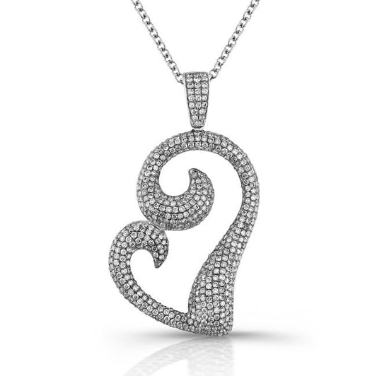 Heart Diamond Pendant