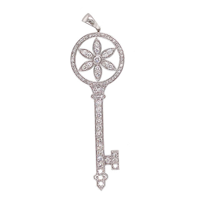 Flower Key Pendant