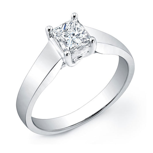 Solitaire Diamond Engagement Ring