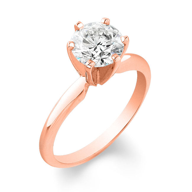 Solitaire Diamond Engagement Ring