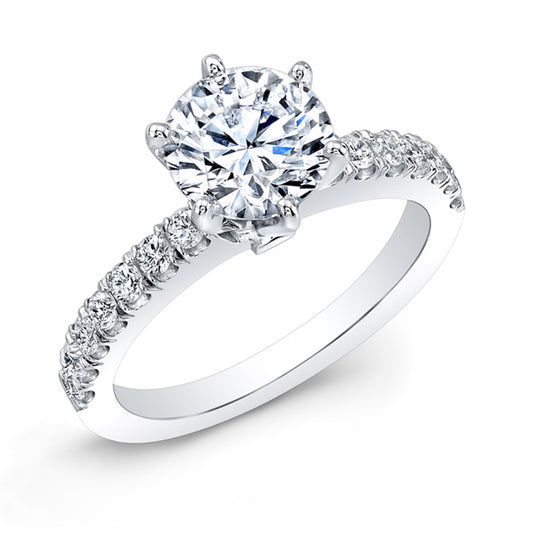 Modern Style Diamond Engagement Ring