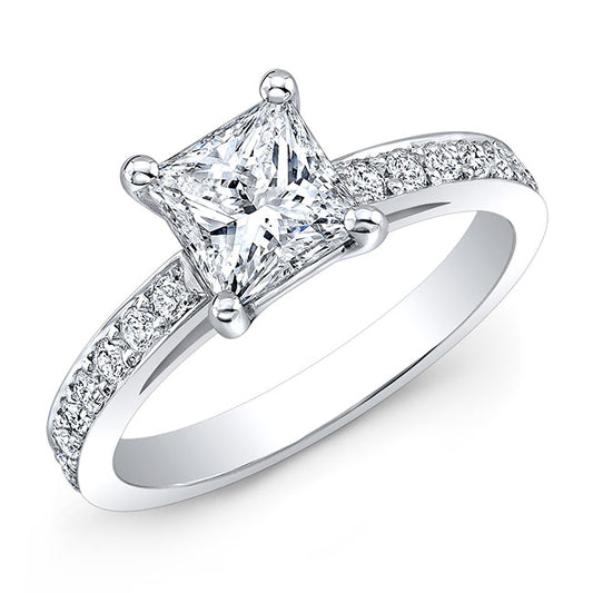 Classic Style Diamond Engagement Ring