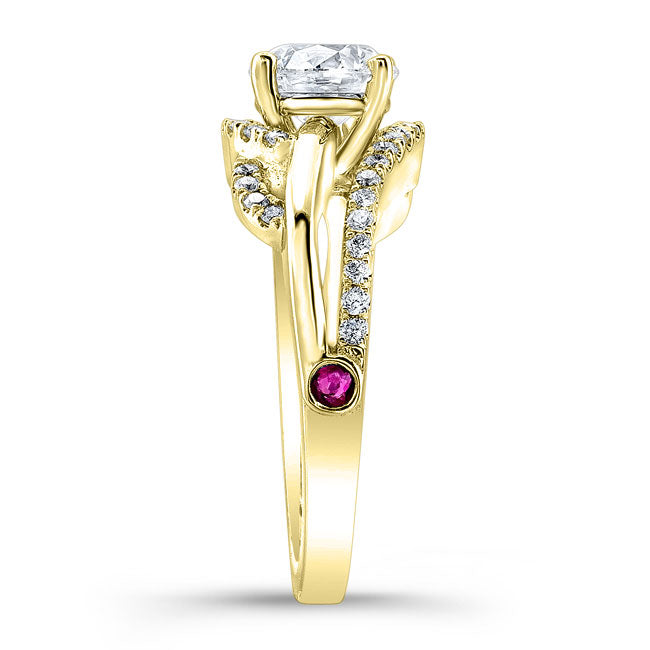 Art Deco Style Diamond Engagement Ring