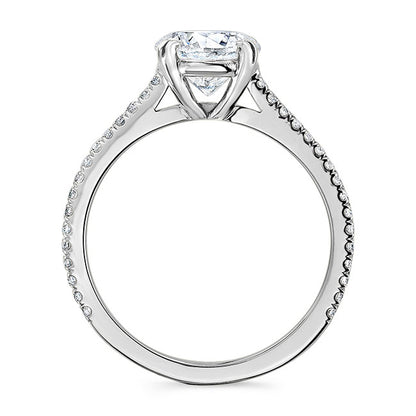 Modern Style Diamond Engagement Ring