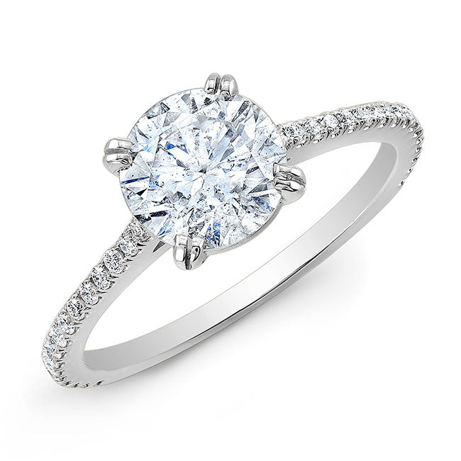 Modern Style Diamond Engagement Ring