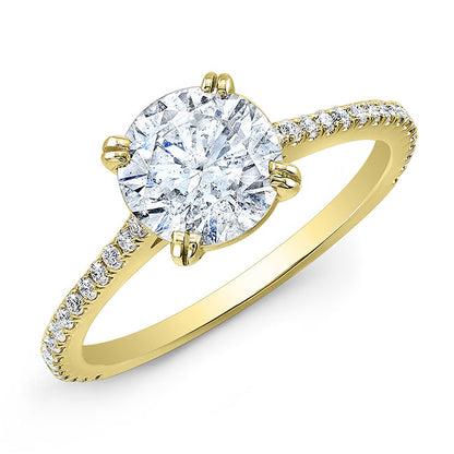 Modern Style Diamond Engagement Ring