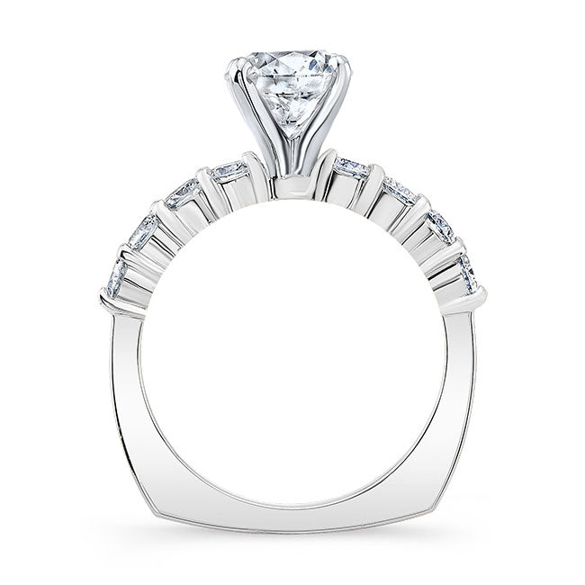 Classic Style Euro Shank Diamond Engagement Ring