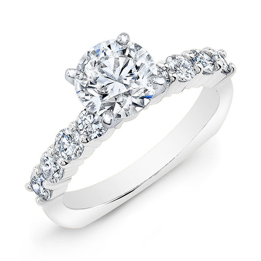 Classic Style Euro Shank Diamond Engagement Ring