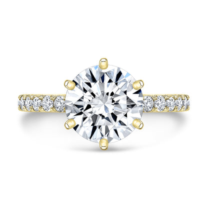 Modern Style Diamond Engagement Ring