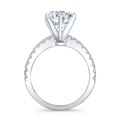 Modern Style Diamond Engagement Ring