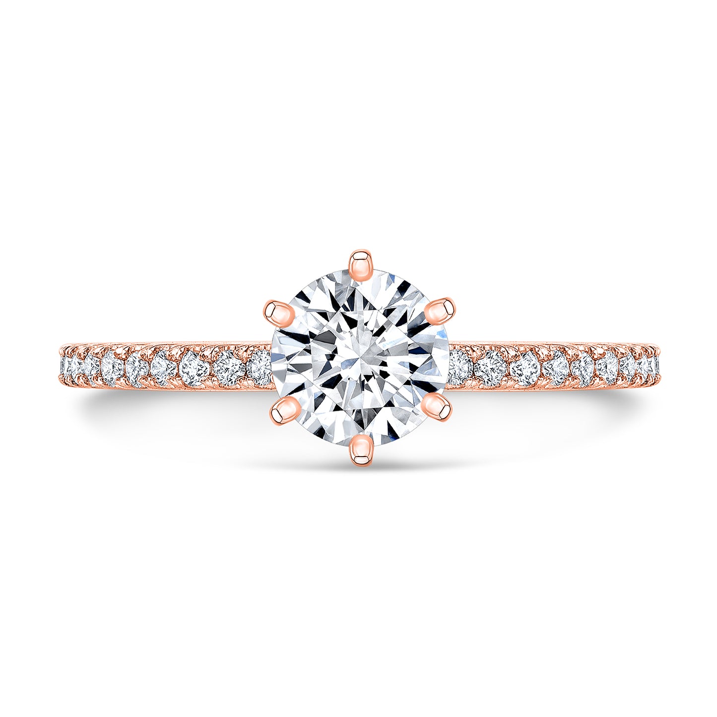 Modern Style Diamond Engagement Ring