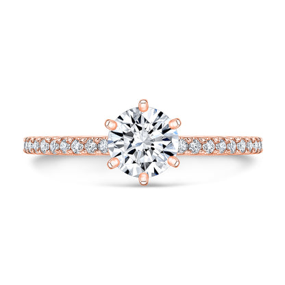 Modern Style Diamond Engagement Ring