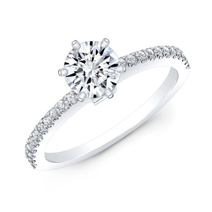 Modern Style Diamond Engagement Ring