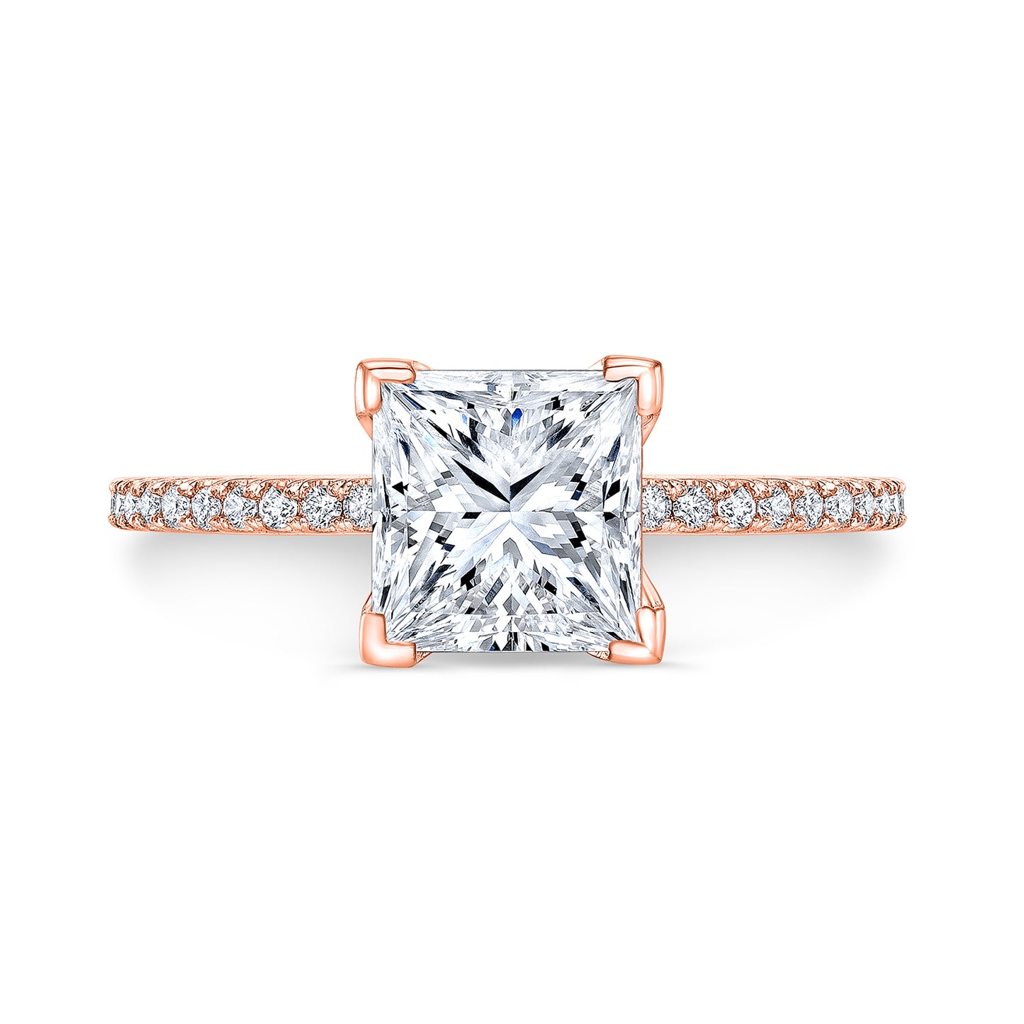 Modern Style Diamond Engagement Ring