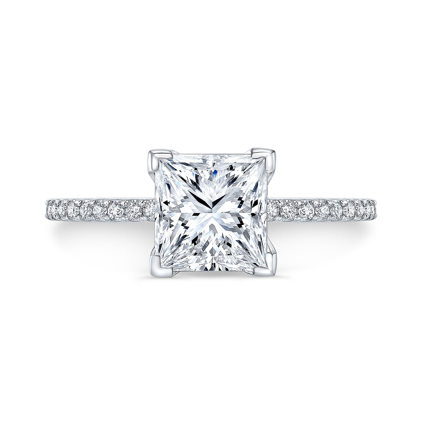 Modern Style Diamond Engagement Ring