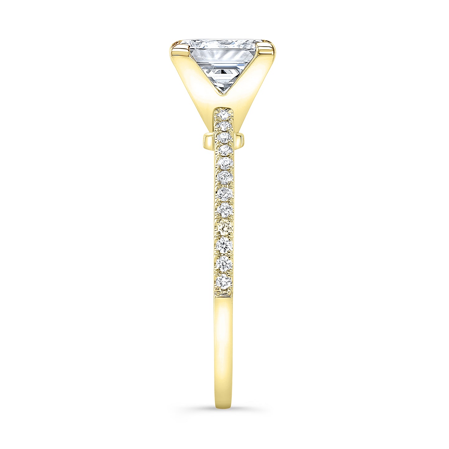 Modern Style Diamond Engagement Ring