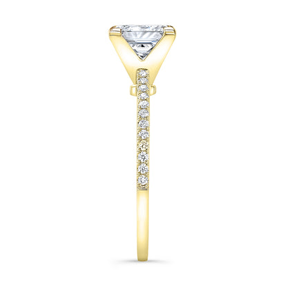 Modern Style Diamond Engagement Ring