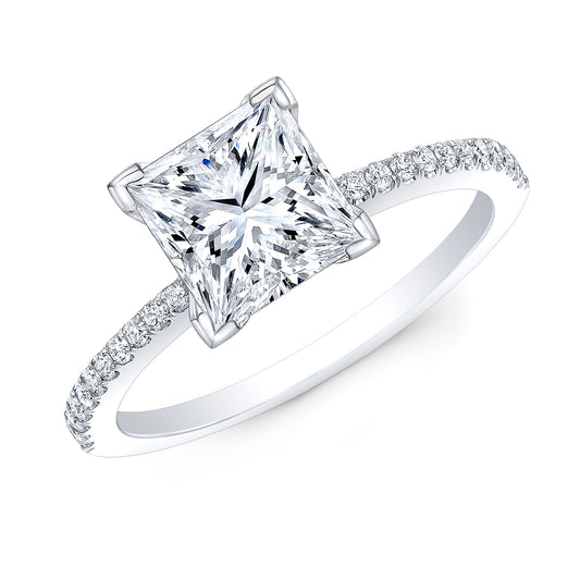 Modern Style Diamond Engagement Ring