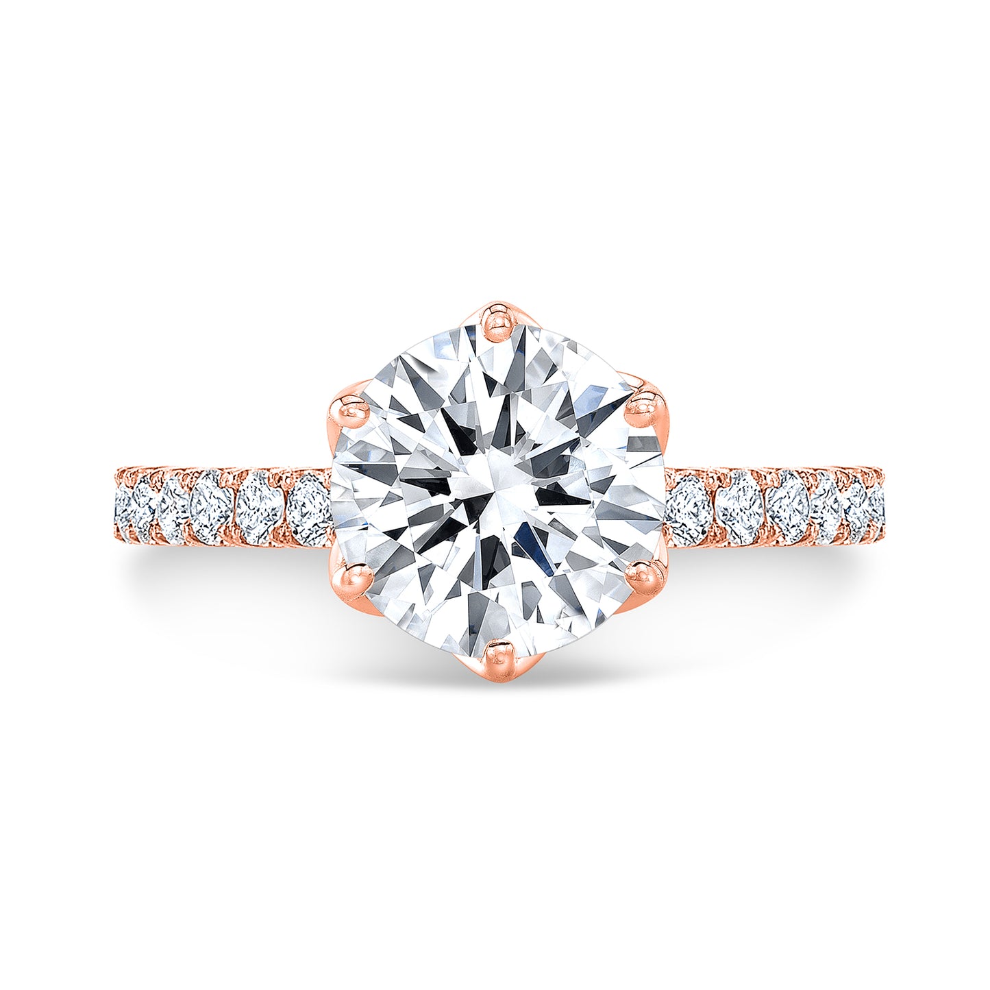 Modern Style Diamond Engagement Ring