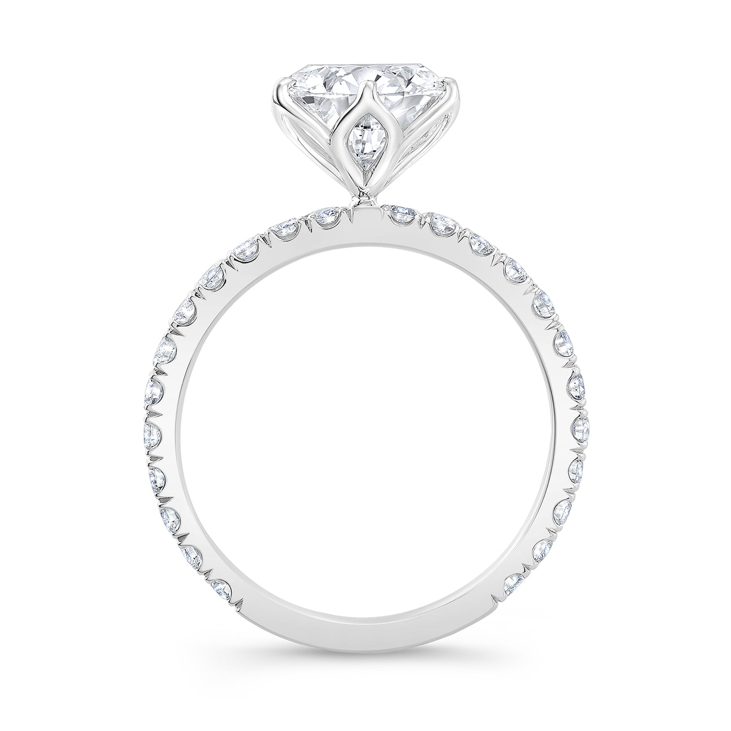 Modern Style Diamond Engagement Ring