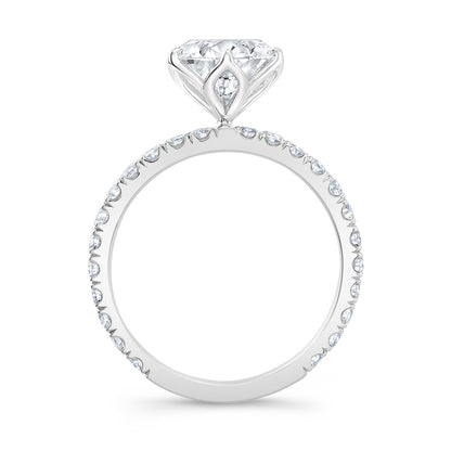 Modern Style Diamond Engagement Ring