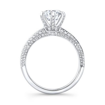 Modern Style Diamond Engagement Ring