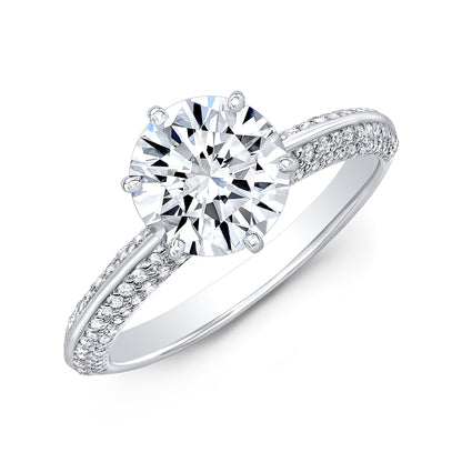 Modern Style Diamond Engagement Ring