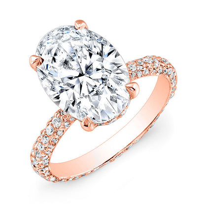 Classic Style Eternity Diamond Engagement Ring