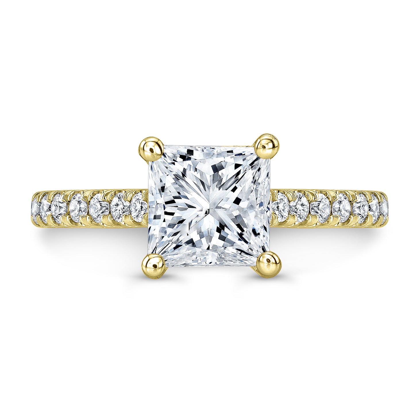 Modern Style Diamond Engagement Ring