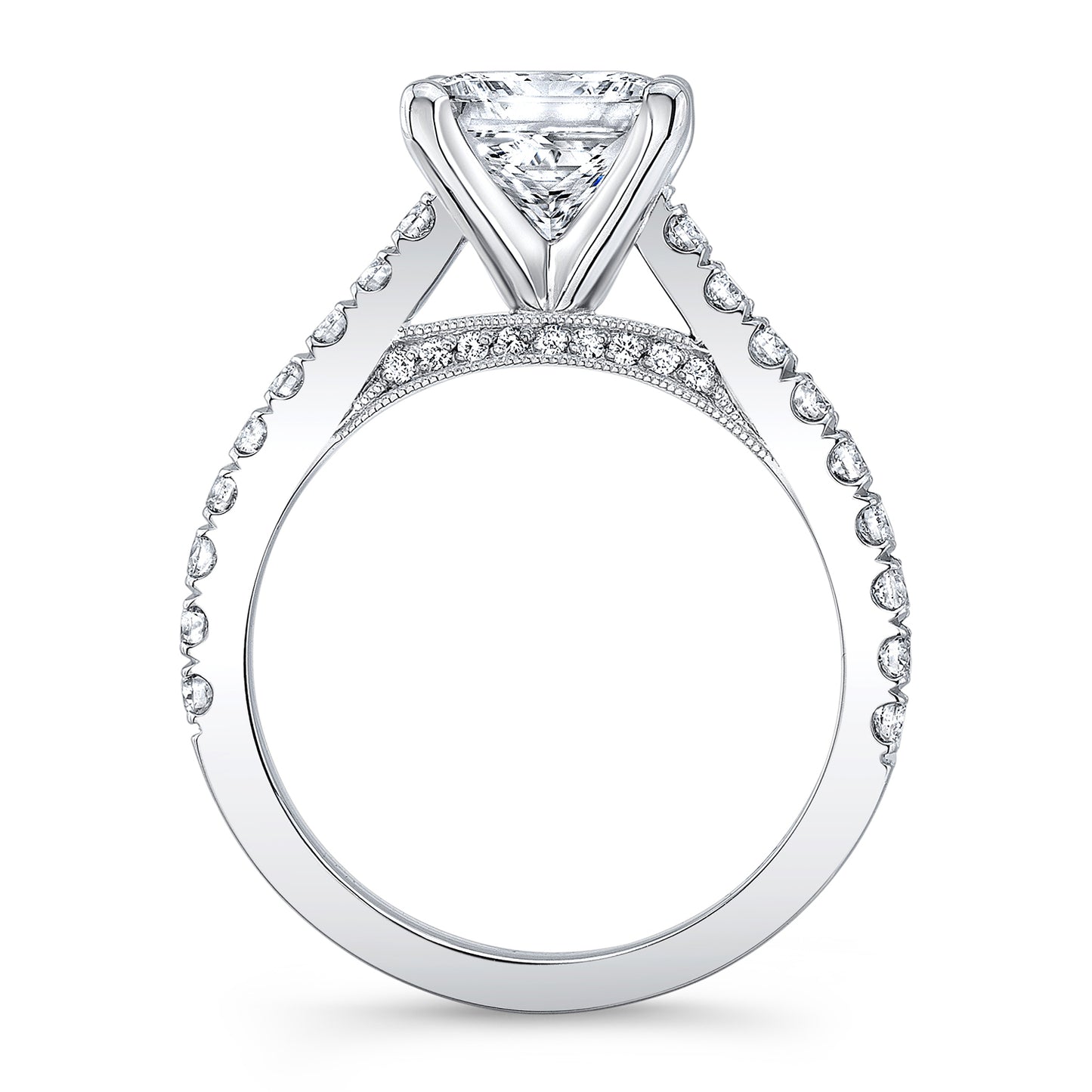 Modern Style Diamond Engagement Ring