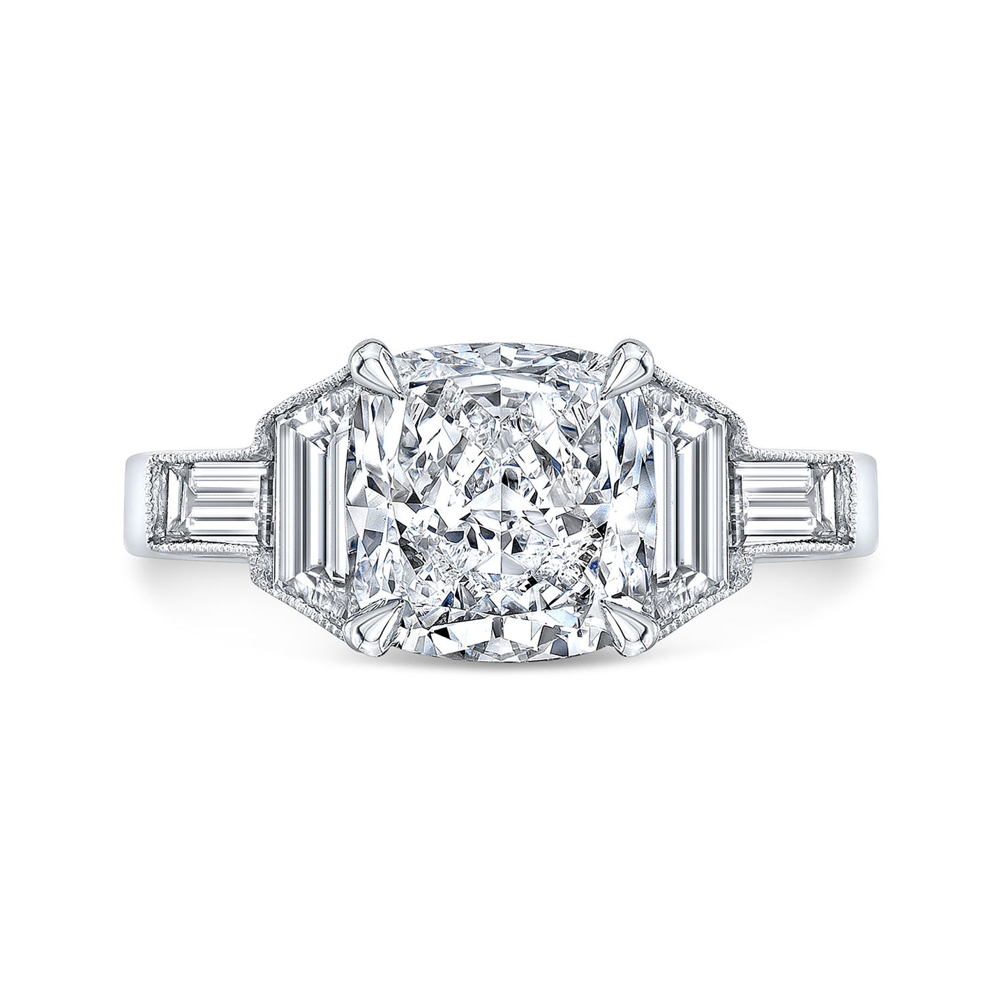 Art Deco Style Diamond Engagement Ring