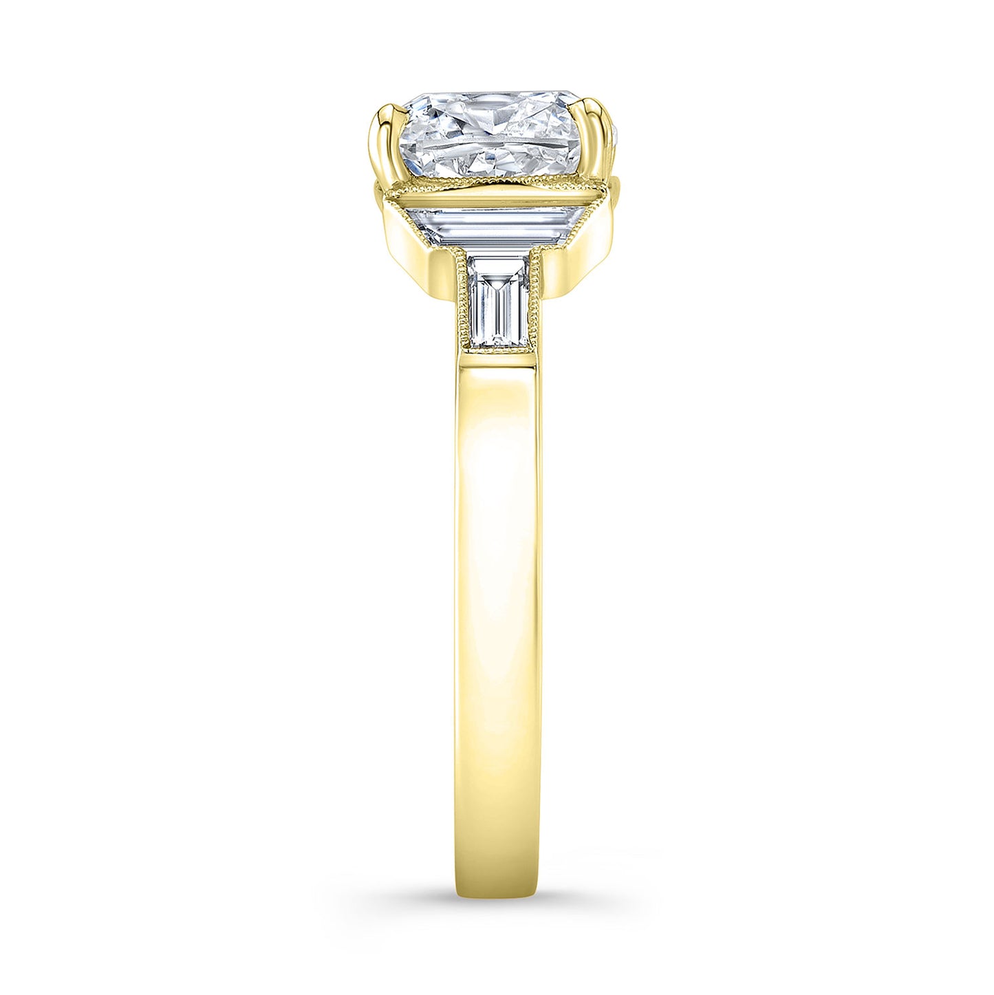 Art Deco Style Diamond Engagement Ring