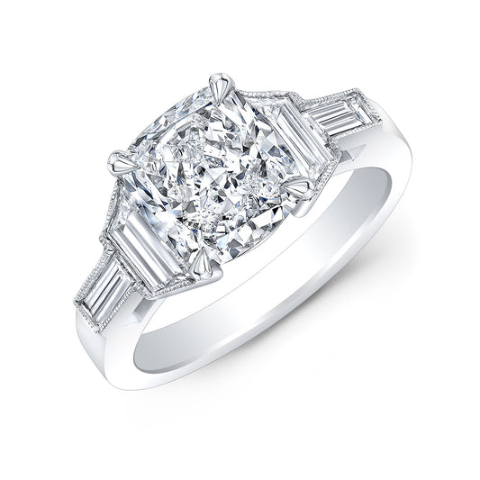 Art Deco Style Diamond Engagement Ring