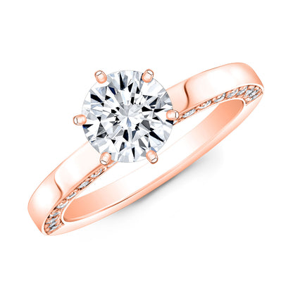 Modern Style Diamond Engagement Ring