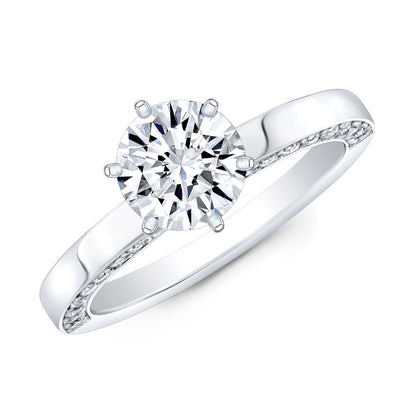 Modern Style Diamond Engagement Ring