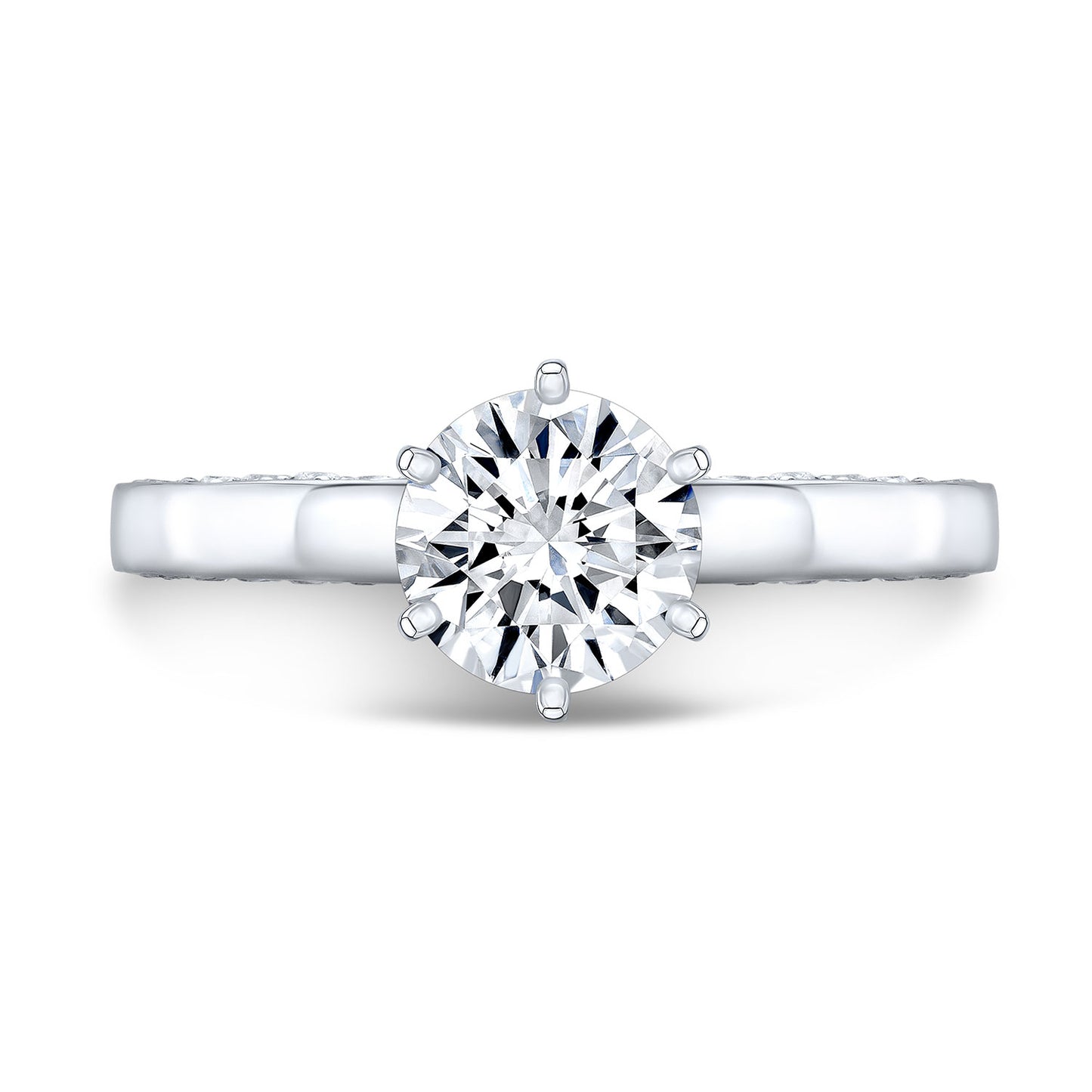 Modern Style Diamond Engagement Ring