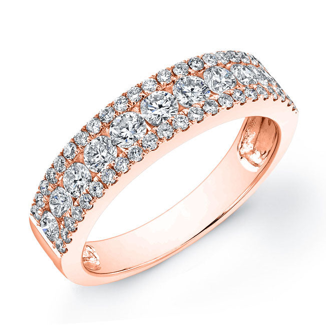 Modern Style Diamond Wedding Band